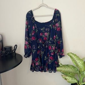 Long Sleeve Floral Dress